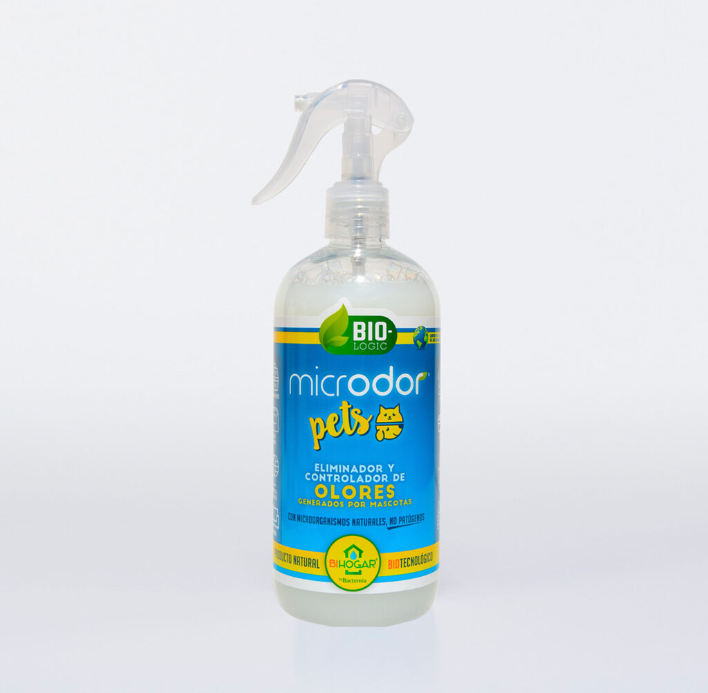 Neutralizador de olores de mascotas, perros y gatos Microdor Pet's 500 ml