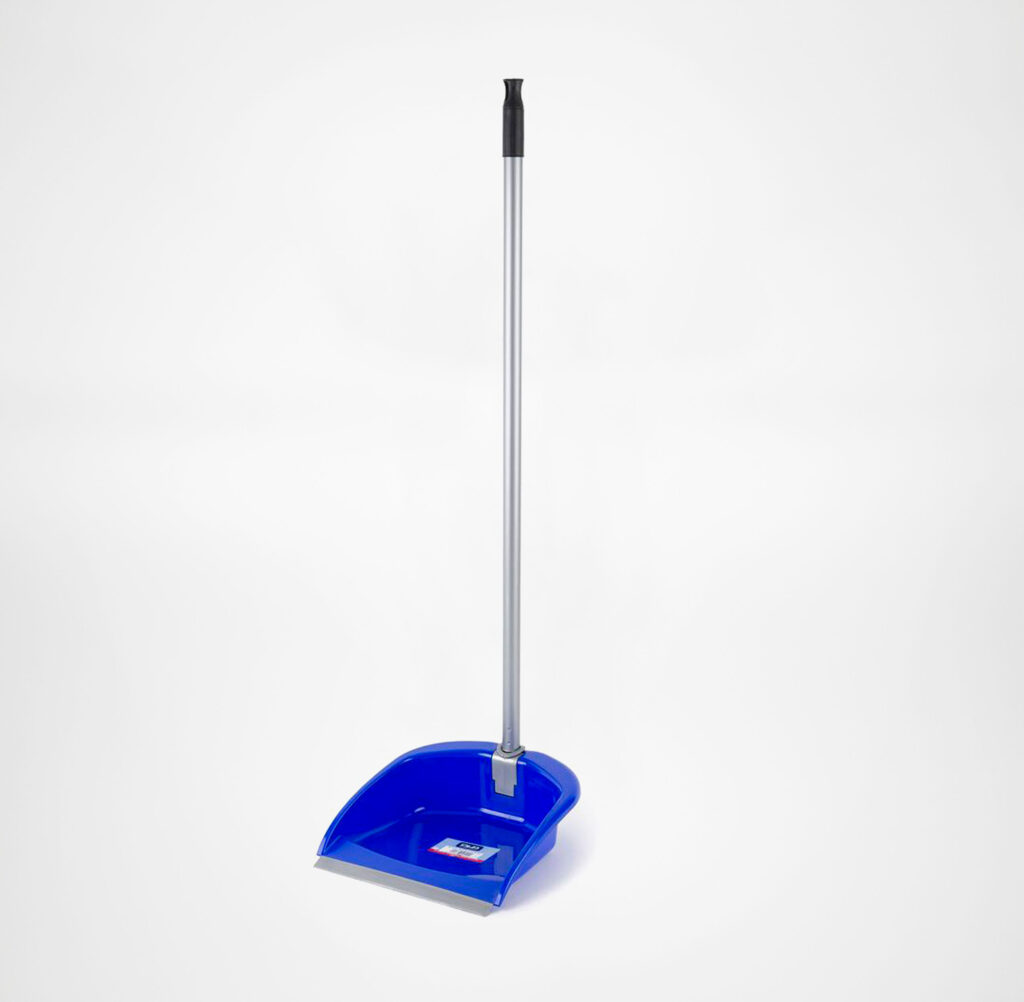 Recogedor plegable azul