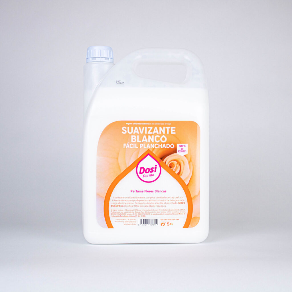 Suavizante concentrado para ropa, Blanco 5KG