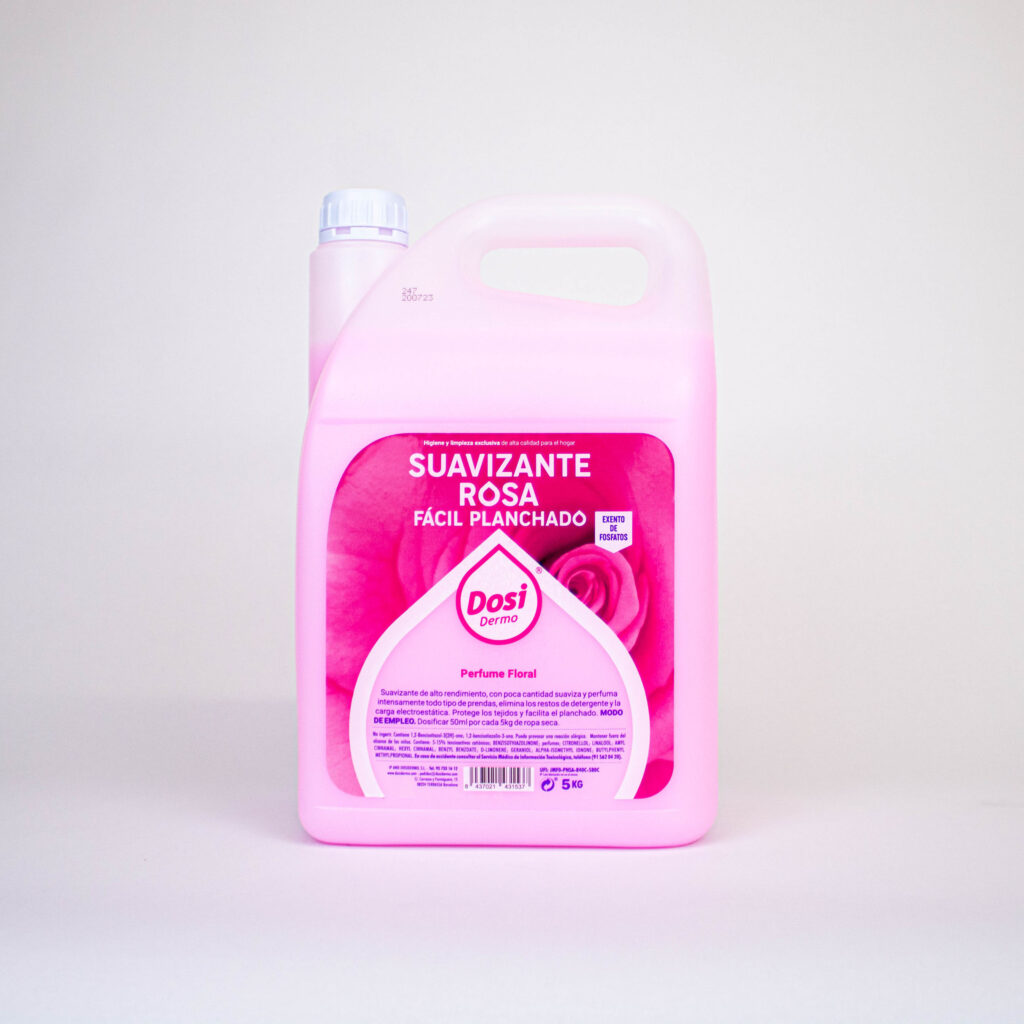 Suavizante Concentrado para Ropa Aroma Rosa 5kg