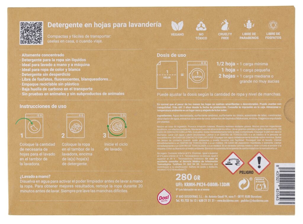 Dosilavit, hojas de detergente - Imagen 3